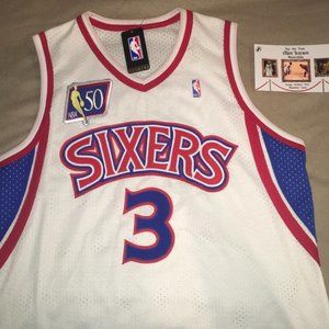 Allen Iverson Philadelphia Sixers 1996 Jersey